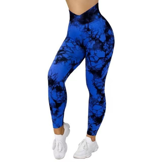 Dye Leggings Women Yoga Pants P