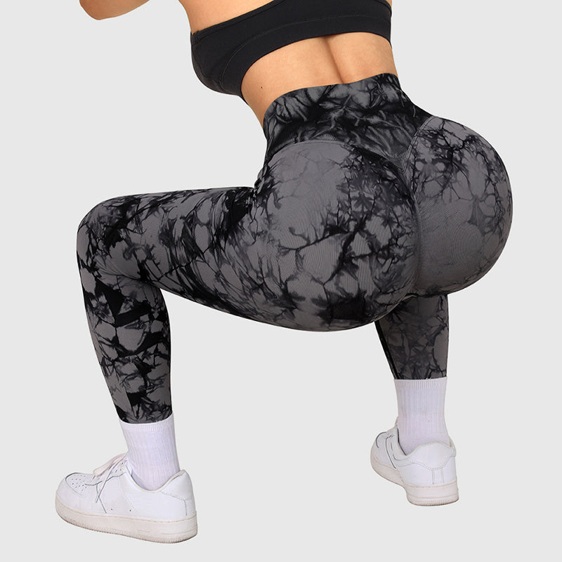 Dye Leggings Women Yoga Pants P